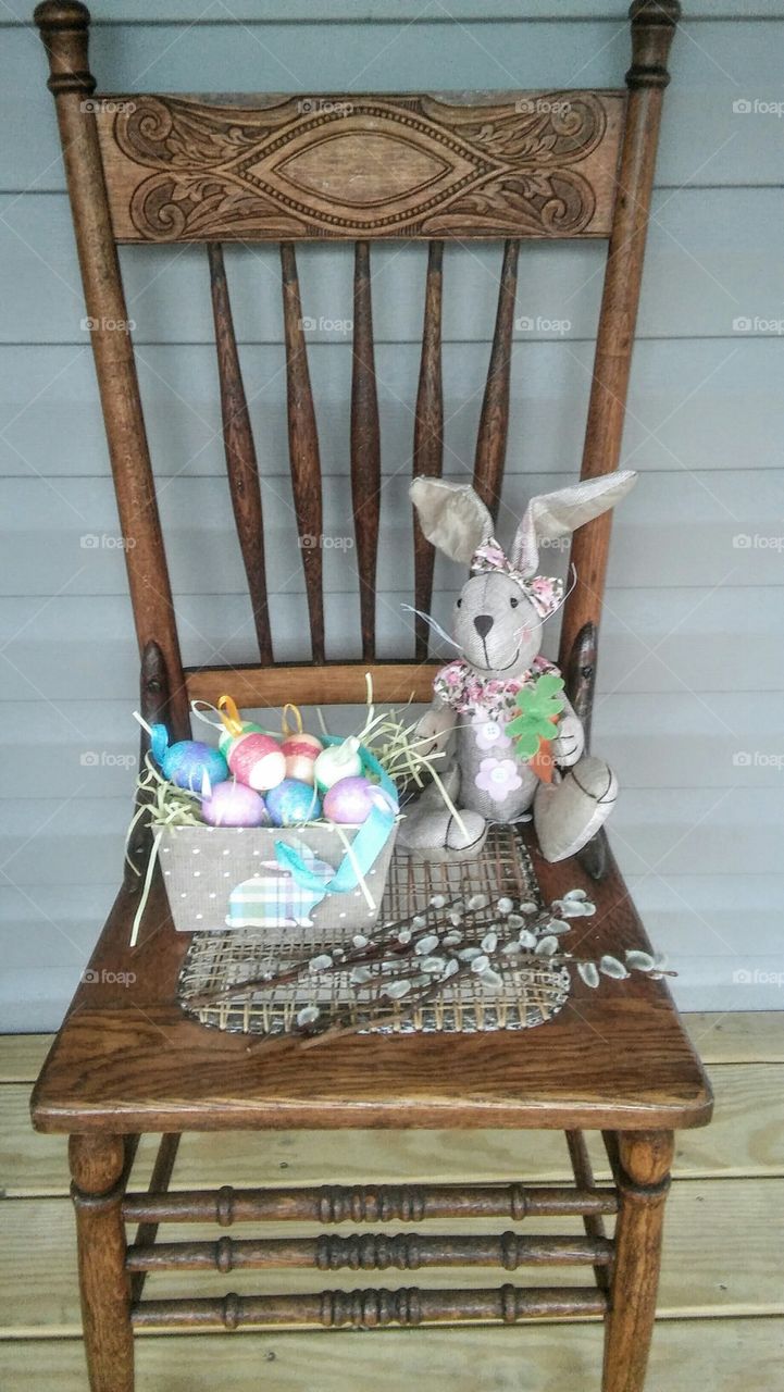 bunny Easter eggs