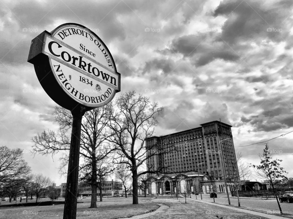 Black and white Corktown 