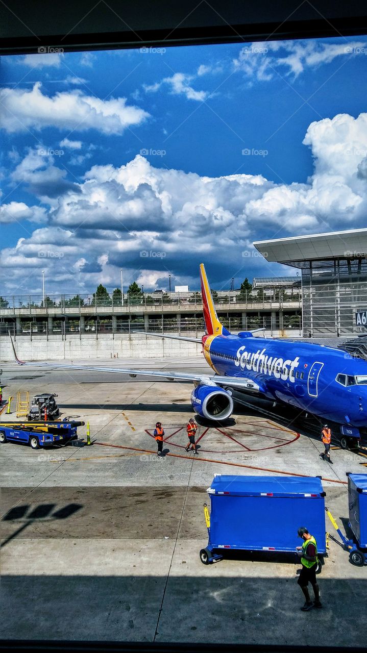 taking off in Baltimore