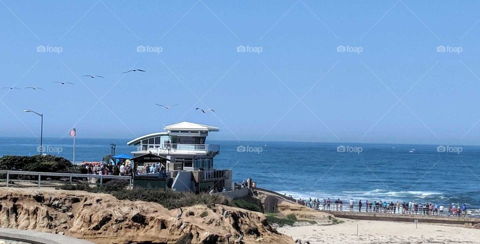 Lifeguard Station at La Jolla children Pool