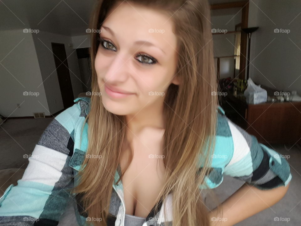 Woman, Girl, Indoors, People, Portrait