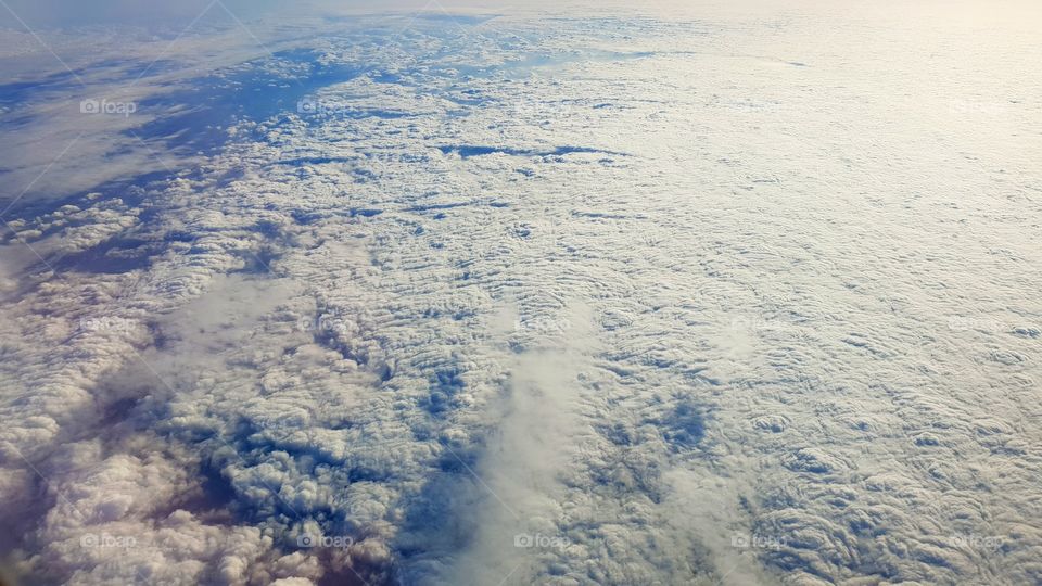 Sky view of cloud