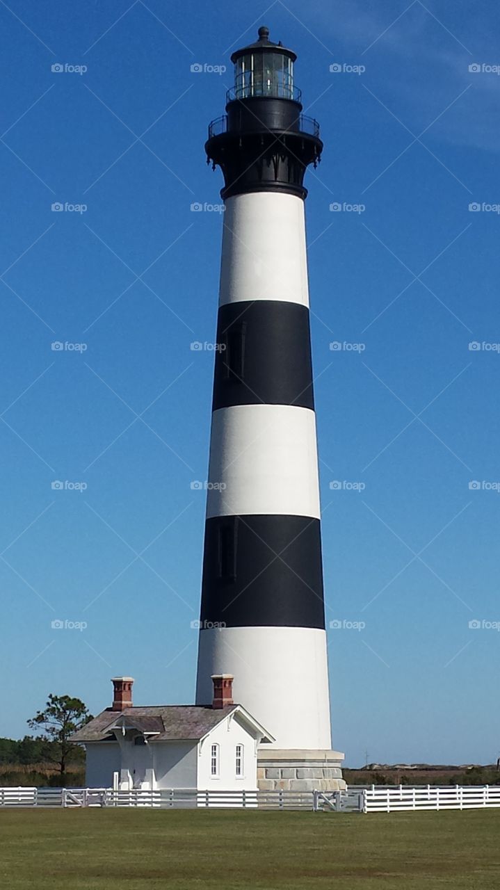 View of bodie lighthouse, North Carolina