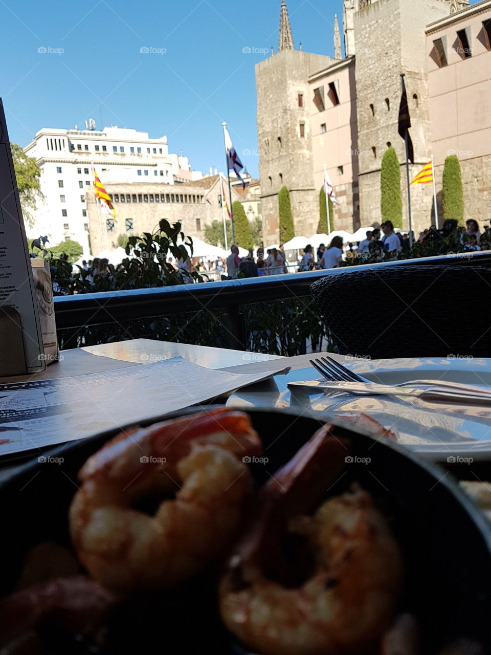 spain food Barcelona cathedral