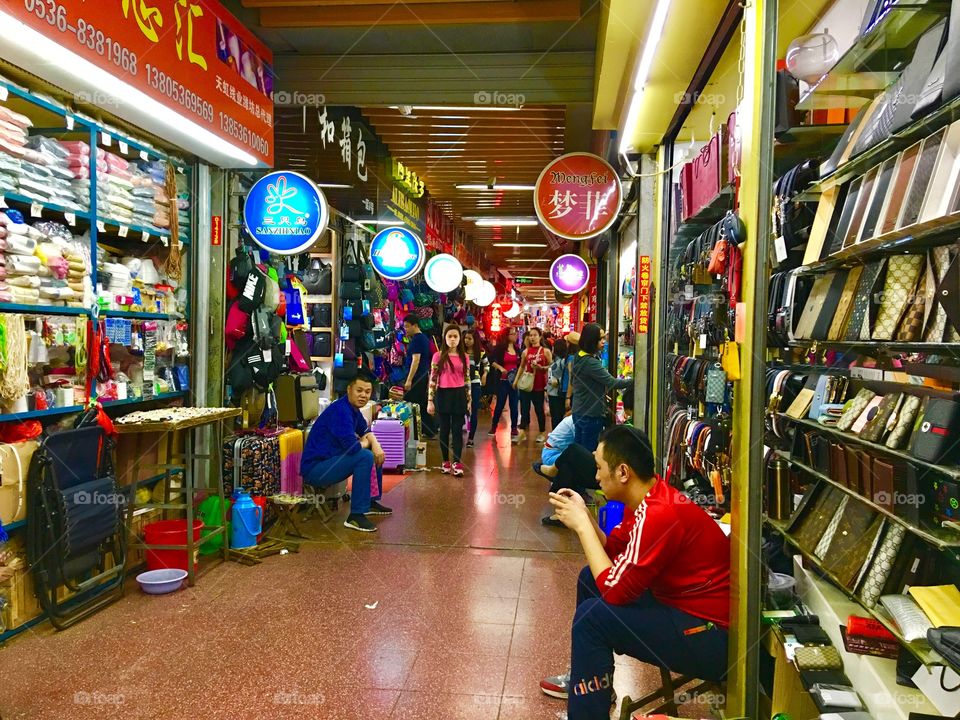 A very cheap market at Weifang City China. 