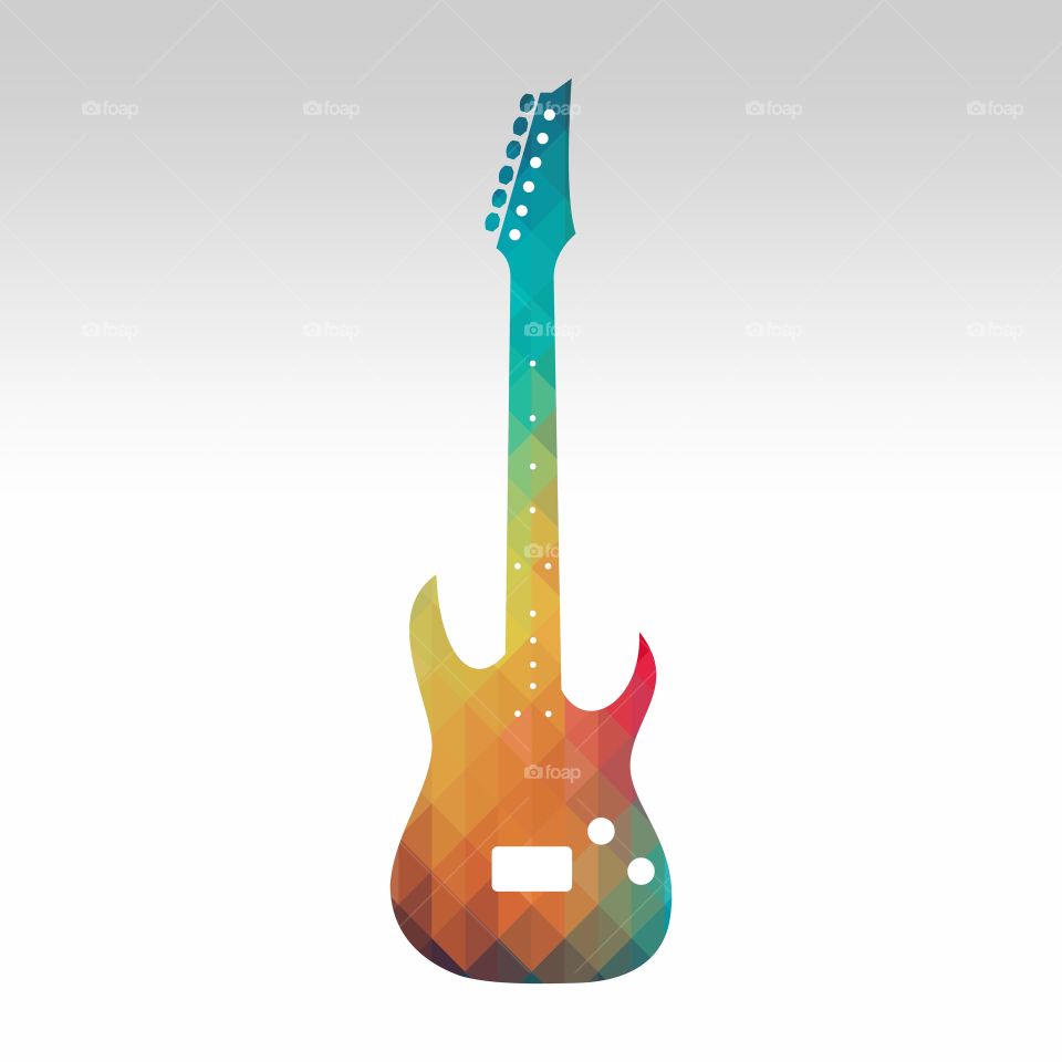 electric guitar illustration