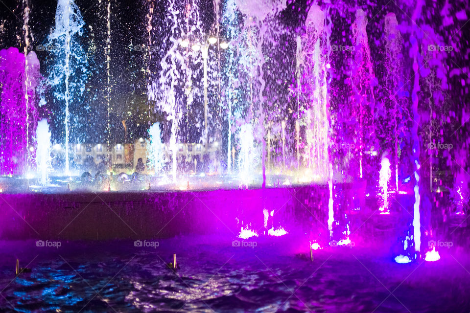 color fountain