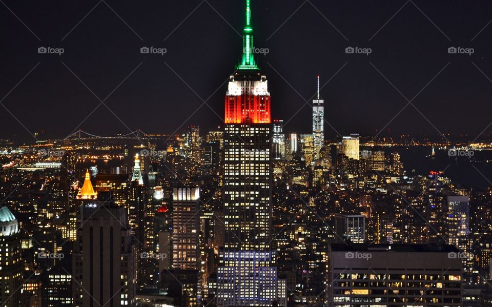 Empire State Building at Night 
