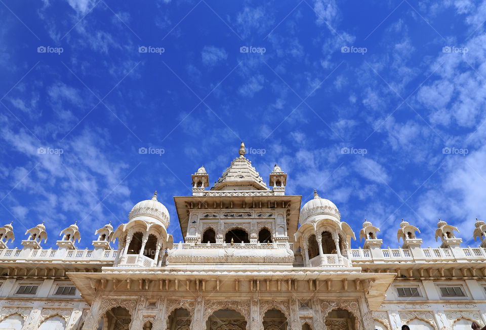 Jaswant Thada, the cremation ground for the royal family of jodhpur, Rajasthan, India