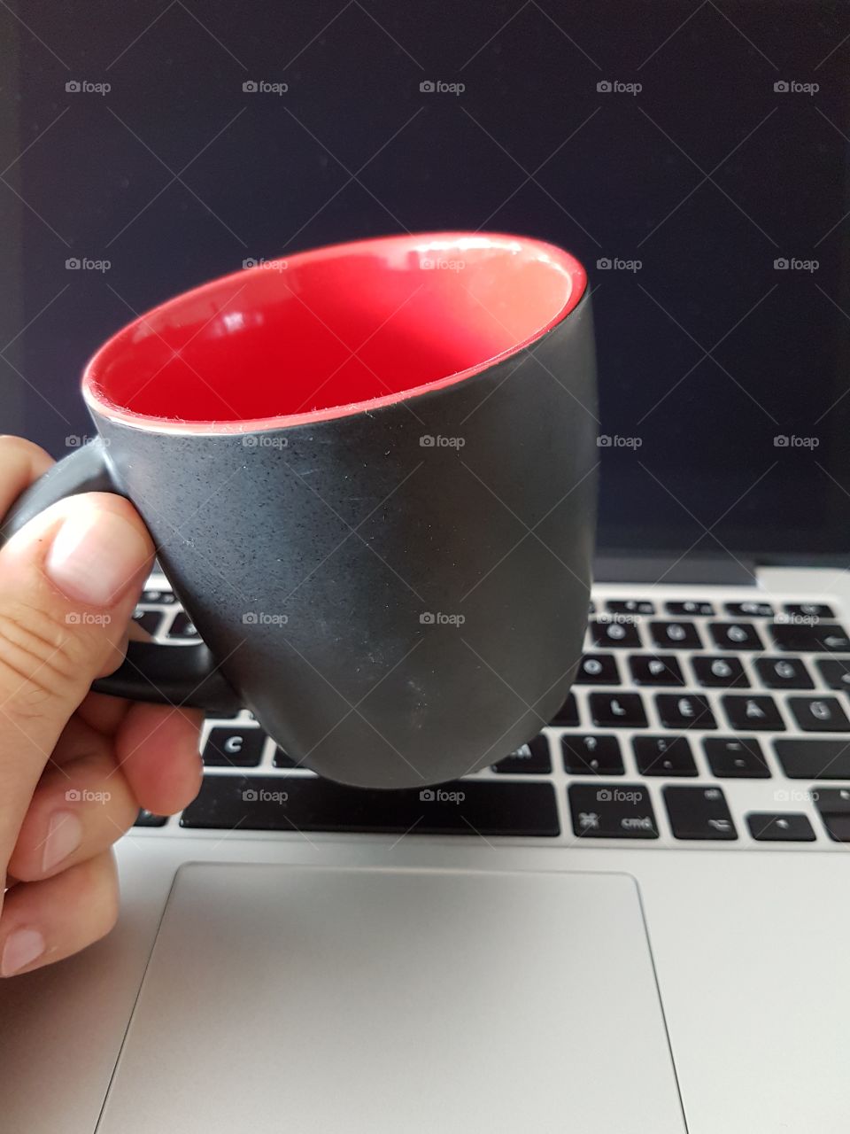 cup of coffee in the office