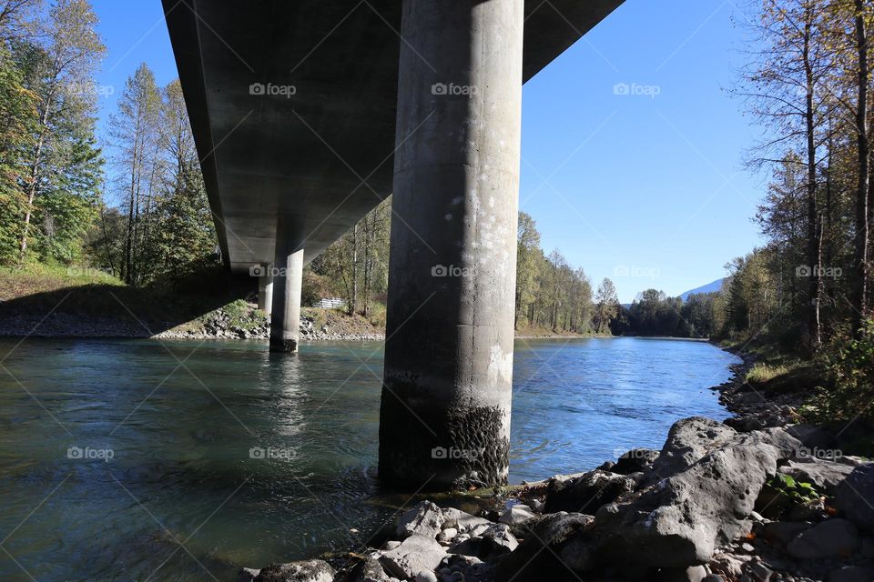 Bridge support posts