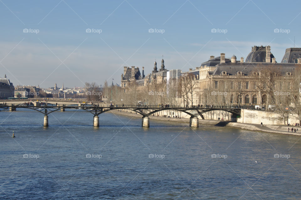 bridge over the Seine in Paris