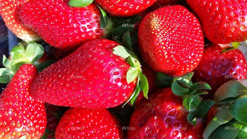 A bowl of strawberries