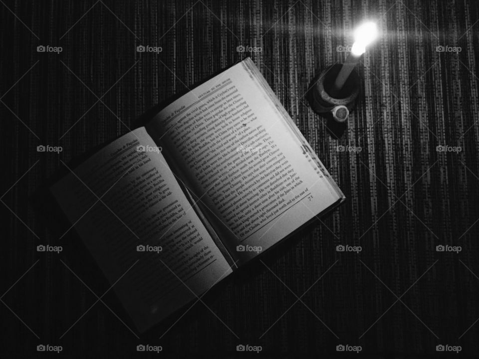 Book and light