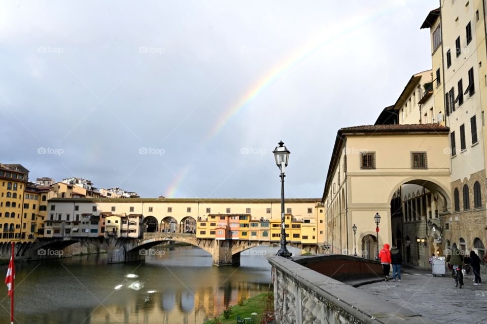 rainbow in Florence