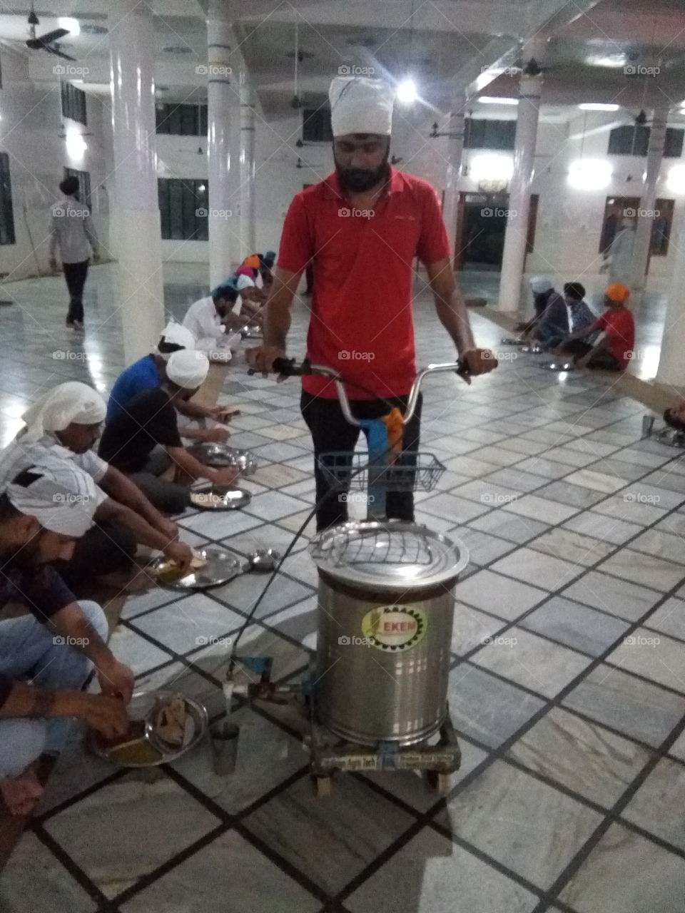THE BEST CUSTOM IN SIKHISM OF FREE KITCHEN KNOWN AS "GURU KA LANGAR" ALWAYS AVAILABLE IN EVERY GURUDUARA SAHAB IN THE WORLD.