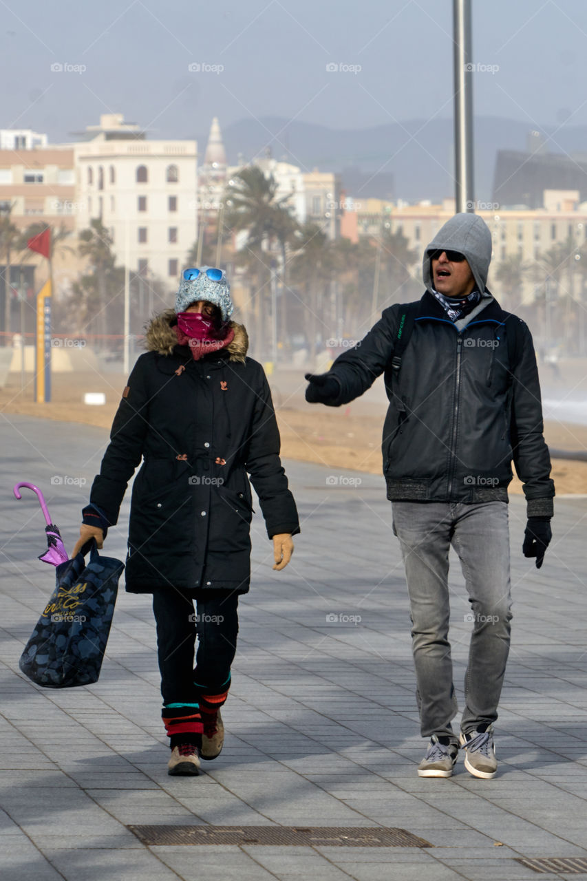 También existe el frío junto al Mediterráneo