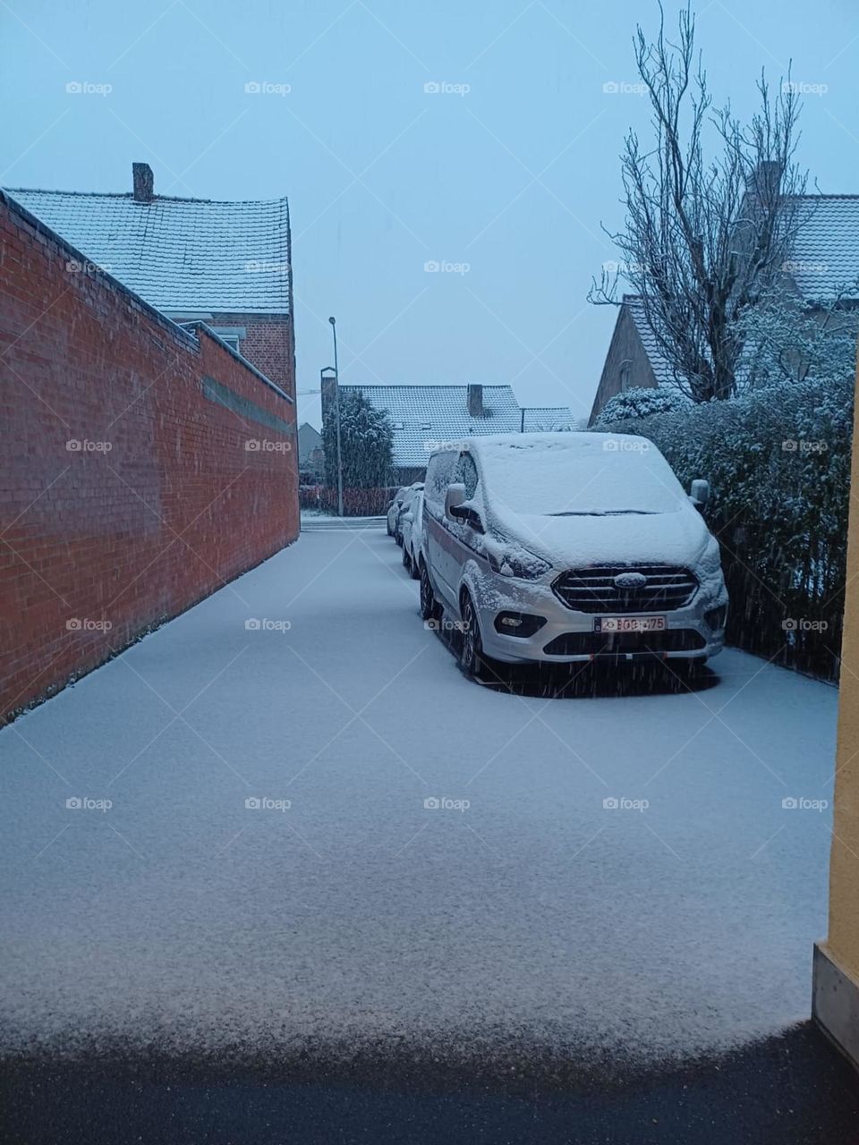 Snow in Waregem ❄️