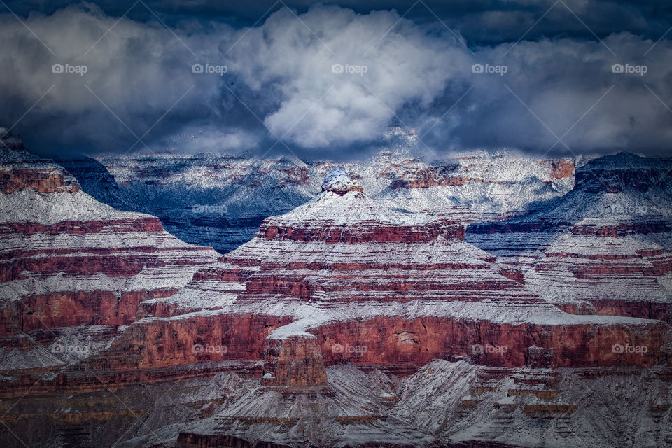 Snow in the canyon