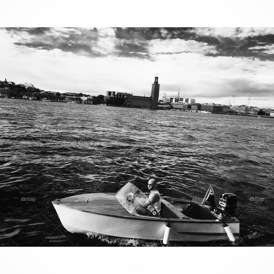 Boat trip in central Stockholm 