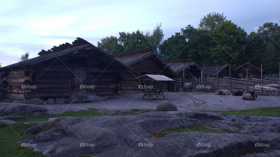 Home, No Person, House, Hut, Wood