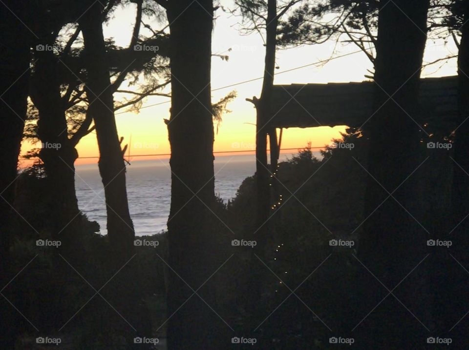 Sunset at Gold Beach. 