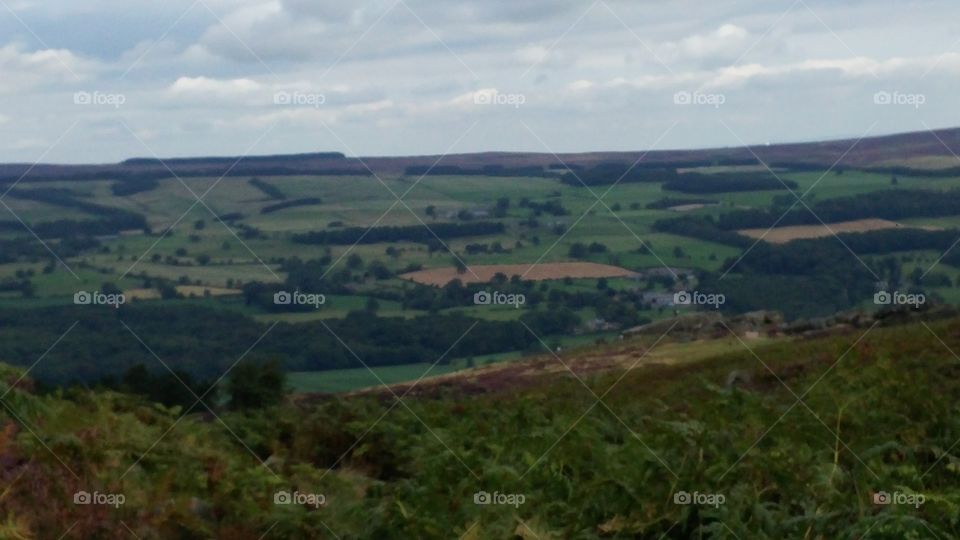 Over Ilkley Moor Yorkshire