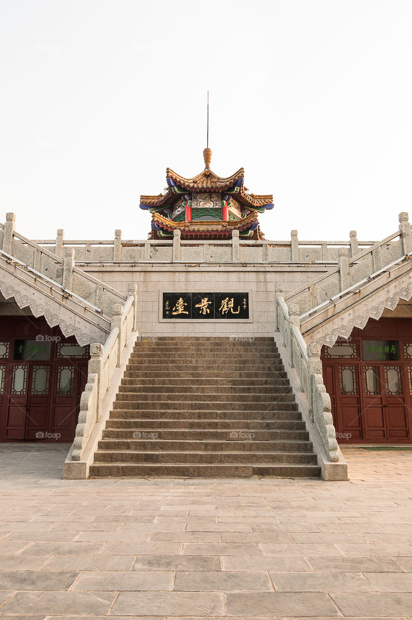 Pagoda on the Yunlong mountain in Xuzhou