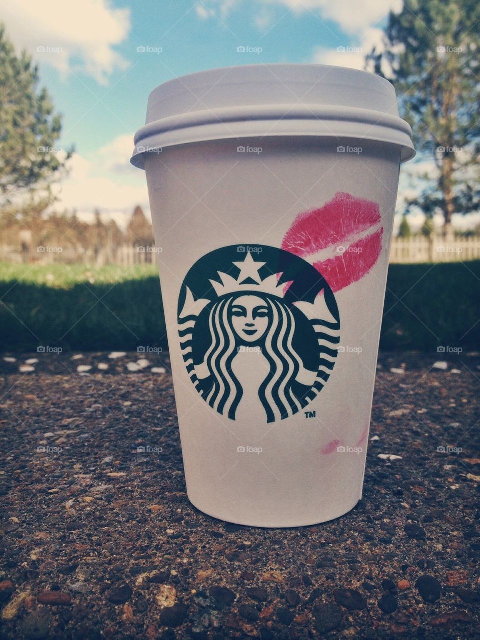 Kissy lips coffee