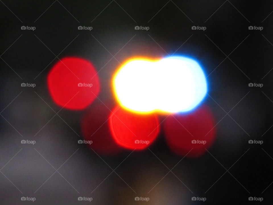 blurred lights