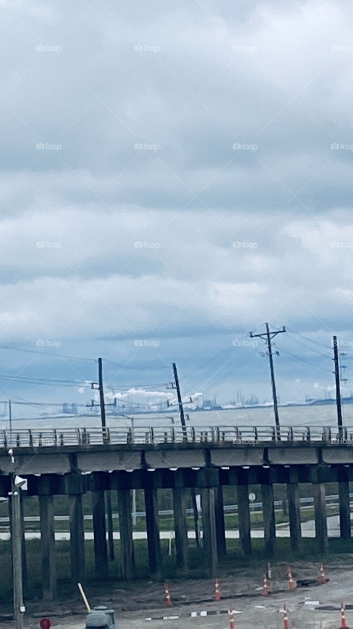 Across the Galveston Bay is Beautiful Texas City by the Bay along with Attached to the Texas City Dike 