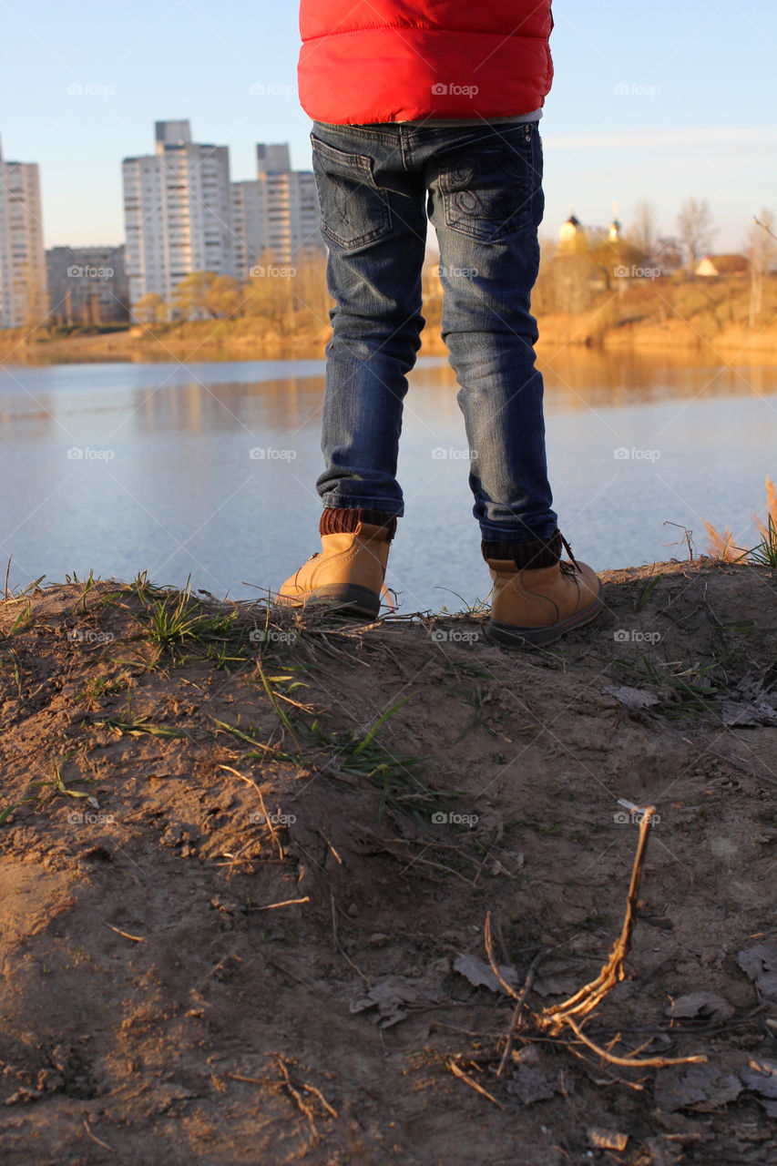 Man, people, child, feet, "baby feet", boots, boots, "children's shoes", sport, nature, rest, walk, landscape, still-life, grass, city, Belarus, Minsk, Gomel