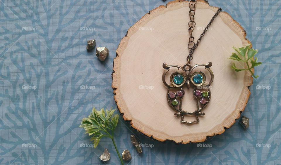 owl necklace