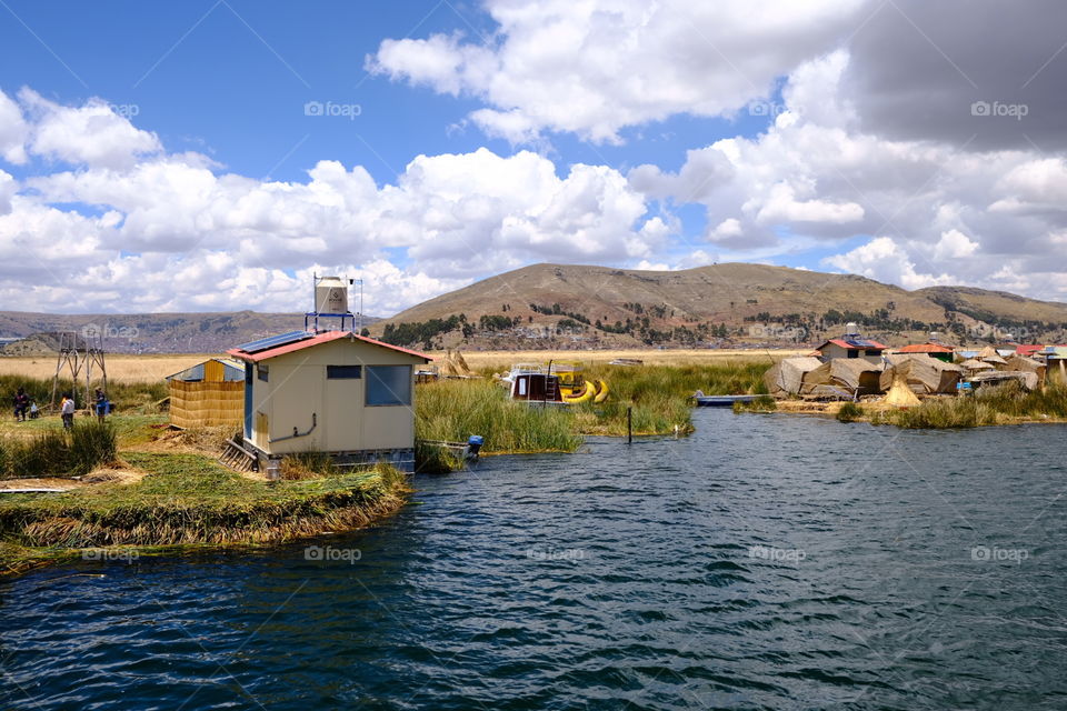 House on Lake Titicaca