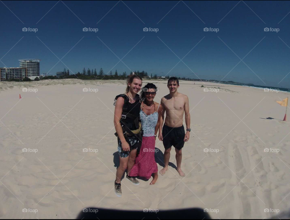 sky dive # coolangatta# beach # sun