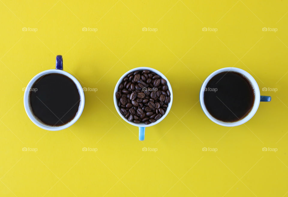 Three Coffee Cups