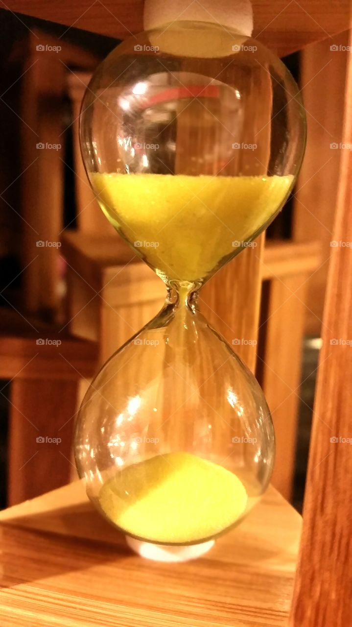 sands of time. time slips away