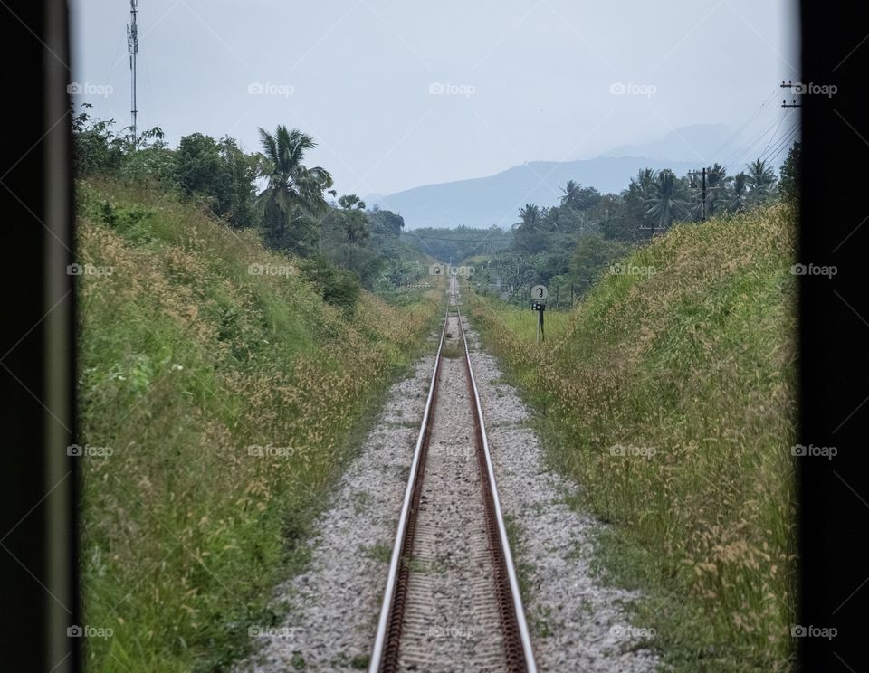 Classic local train .... thailand