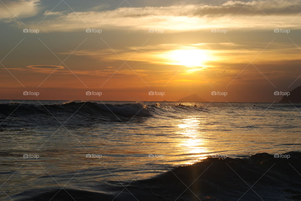 Beautiful Brazil Sunset Landscape