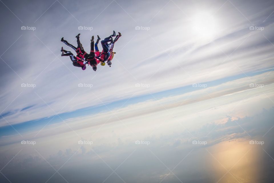 Headdown Freefly Skydive