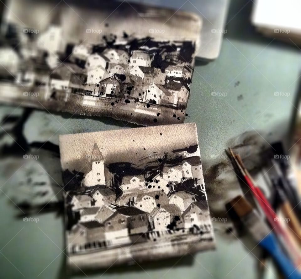 sweden göteborg art painting by rebelf