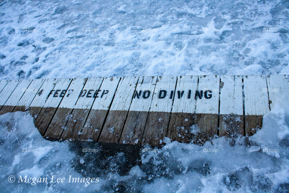 No Ice Diving Allowed