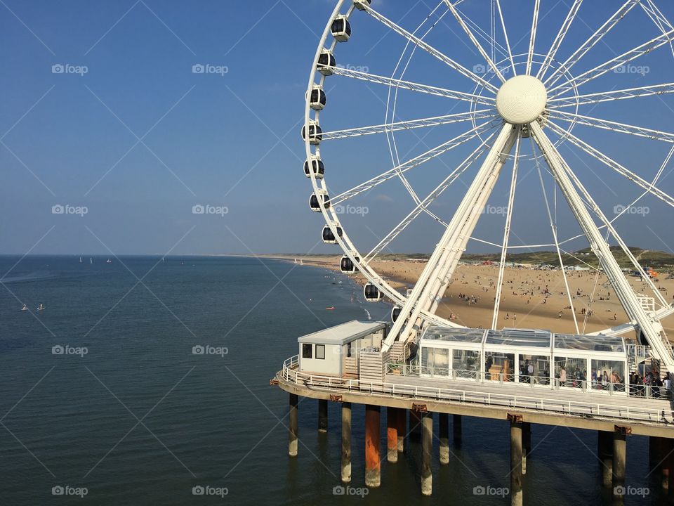 Ferris Wheel at The Beach, The Hague, Netherlands 