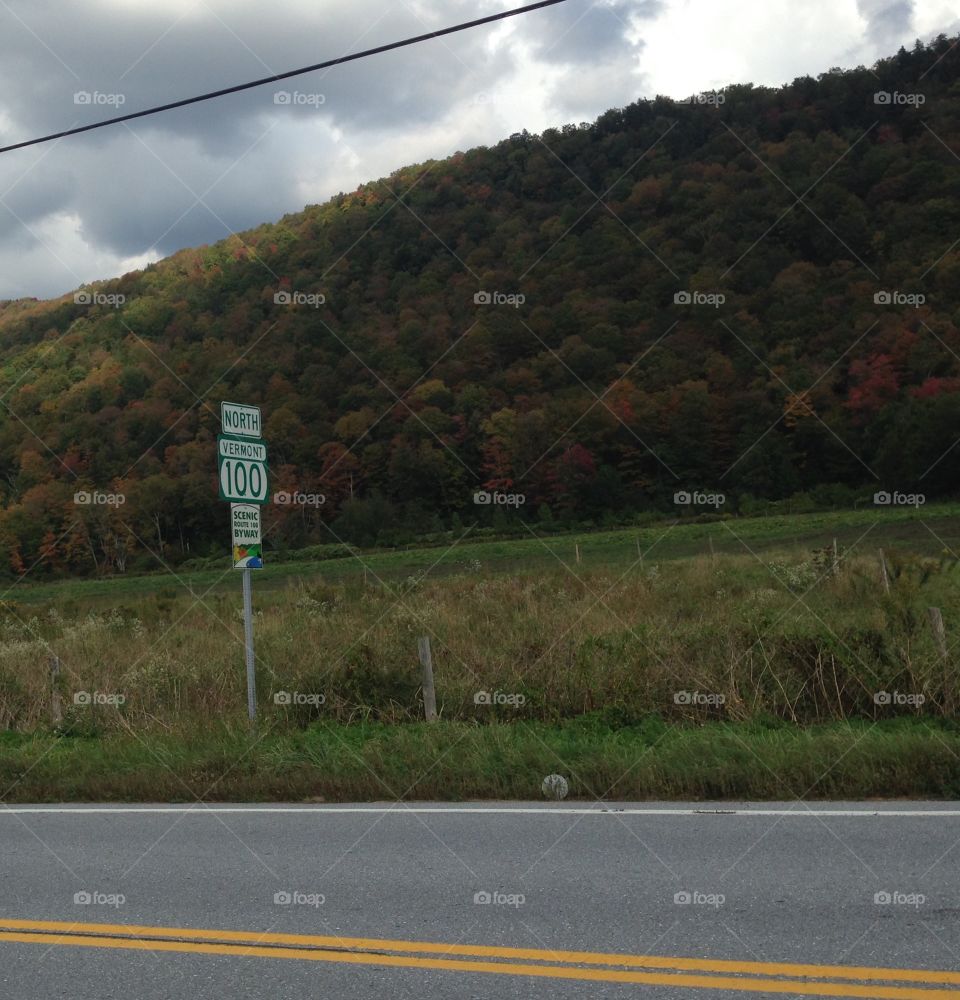 Scenic Drive in Vermont