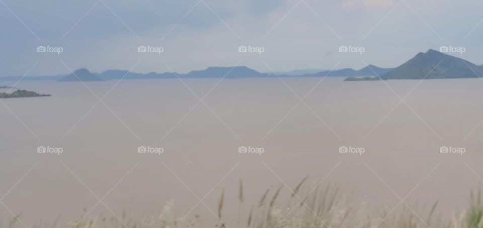 Gariep dam - Largest dam in South-Africa