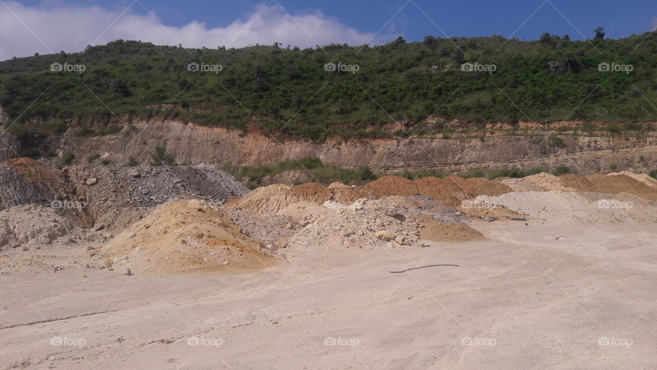 A beautiful scene of hills and desert.