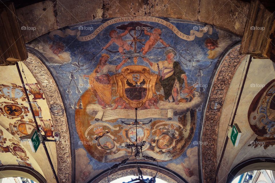 Palacio del Archiginnasio de Bolonia (Bologna - Italy)