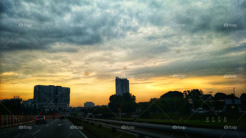 sunset always a good view to watch