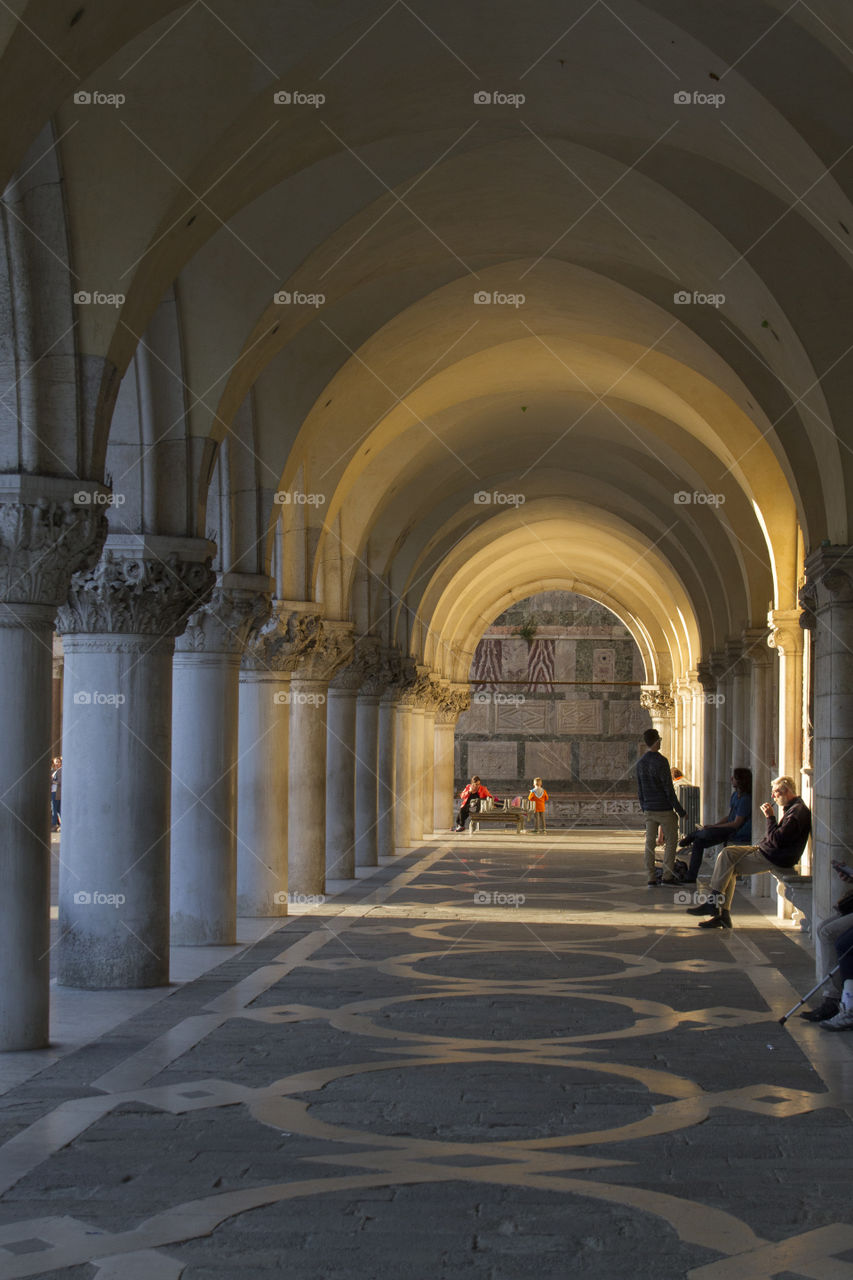 The columns of the doge's palace