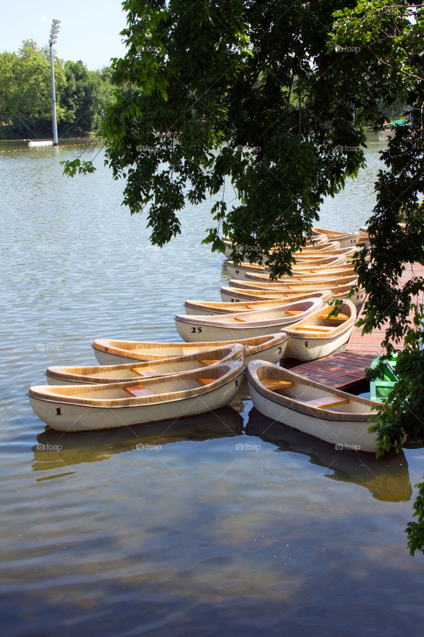 boats on river